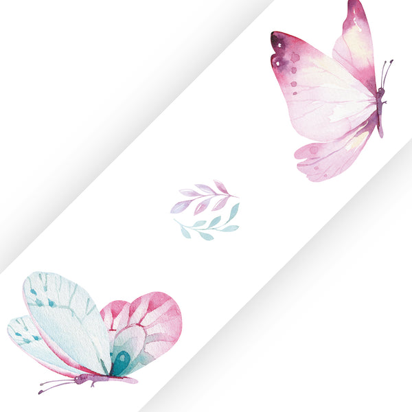 Arty Butterflies - wall border