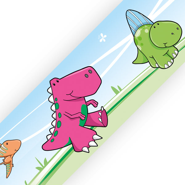 Cute Dino - wall border
