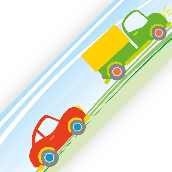 Cute Vehicles - wall border