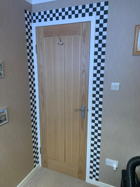 Chequered Flag - wall border