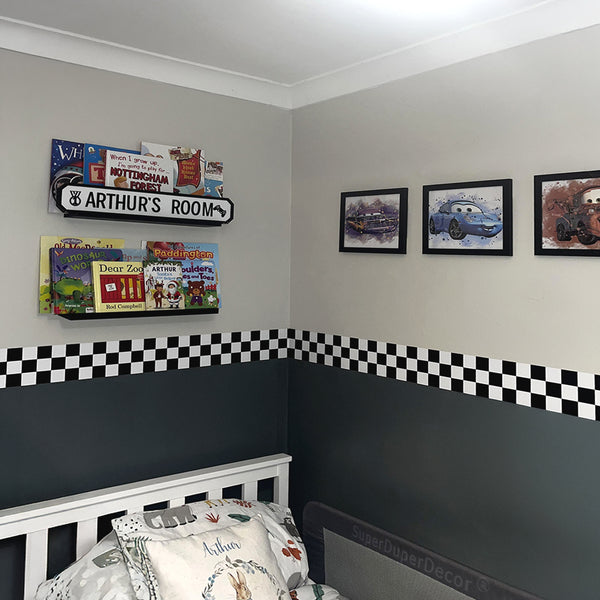 Chequered Flag - wall border