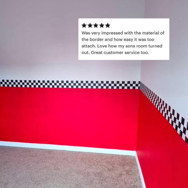 Chequered Flag - wall border