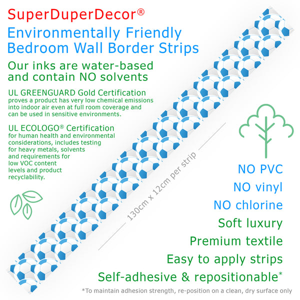 Footballs - wall border