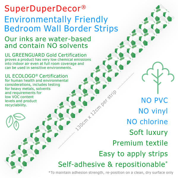 Footballs - wall border