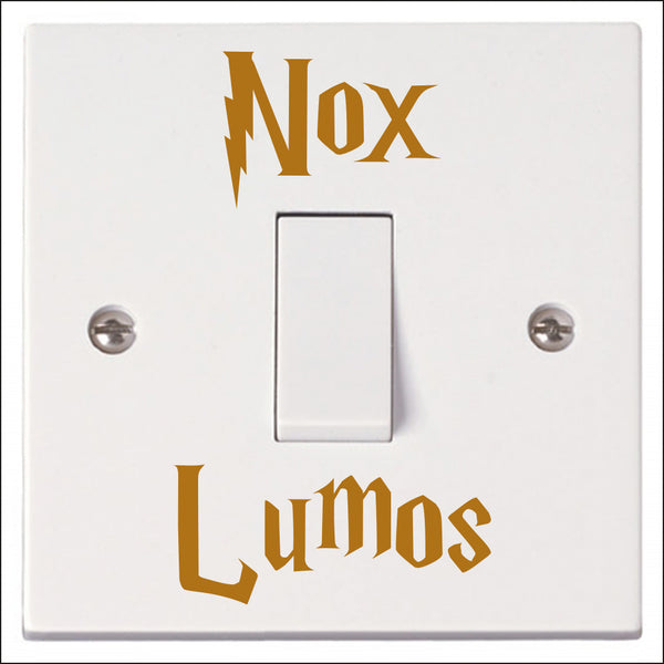 Nox Lumos (Off On) light switch stickers