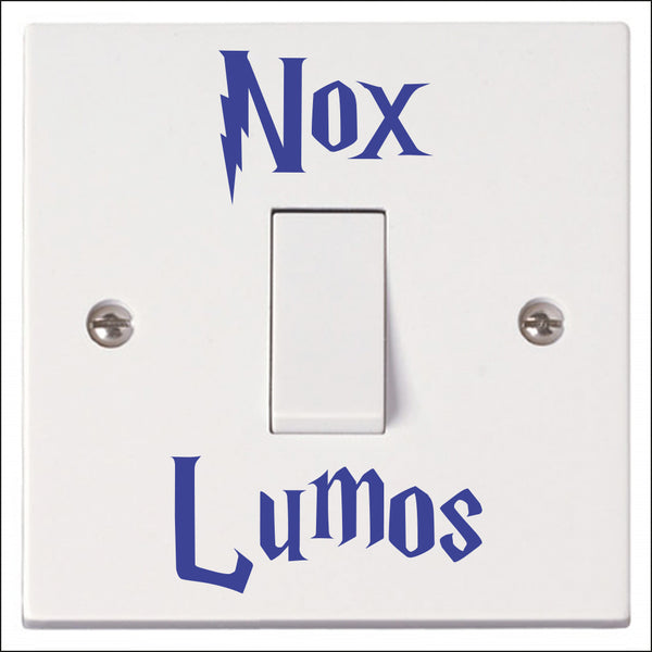 Nox Lumos (Off On) light switch stickers