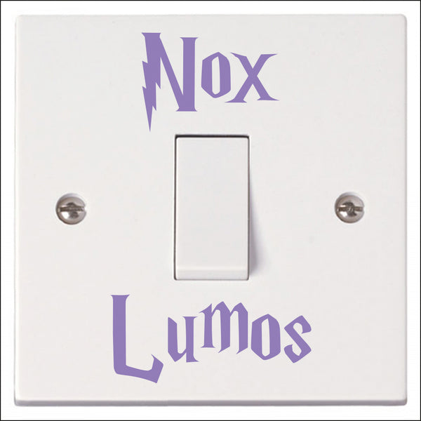 Nox Lumos (Off On) light switch stickers