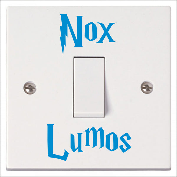 Nox Lumos (Off On) light switch stickers