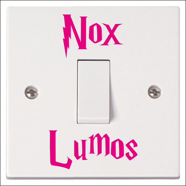 Nox Lumos (Off On) light switch stickers