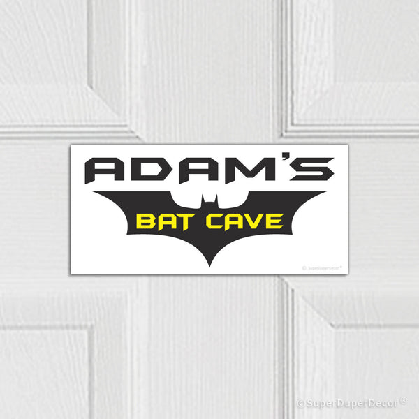 BatCave - door plaque