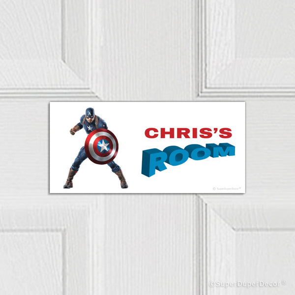 Captain America - door plaque