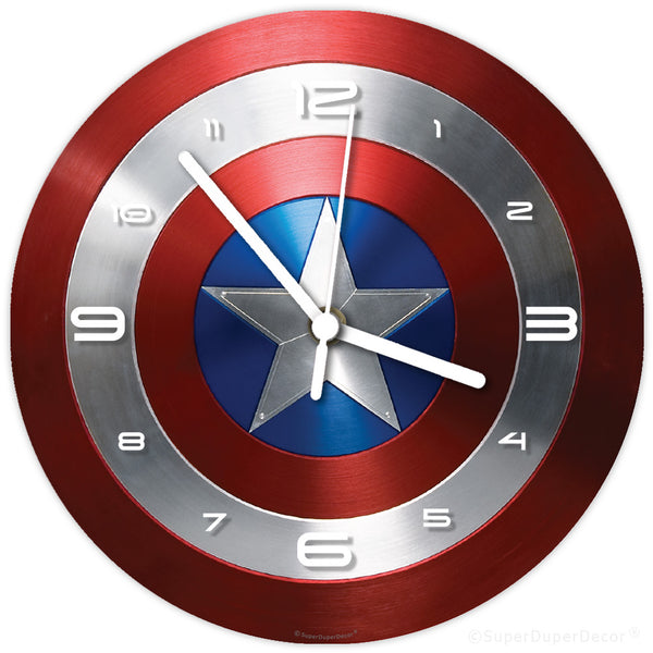 Captain America Shield - wall clock