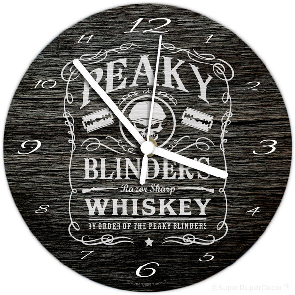 Peaky Blinders Whiskey - wall clock