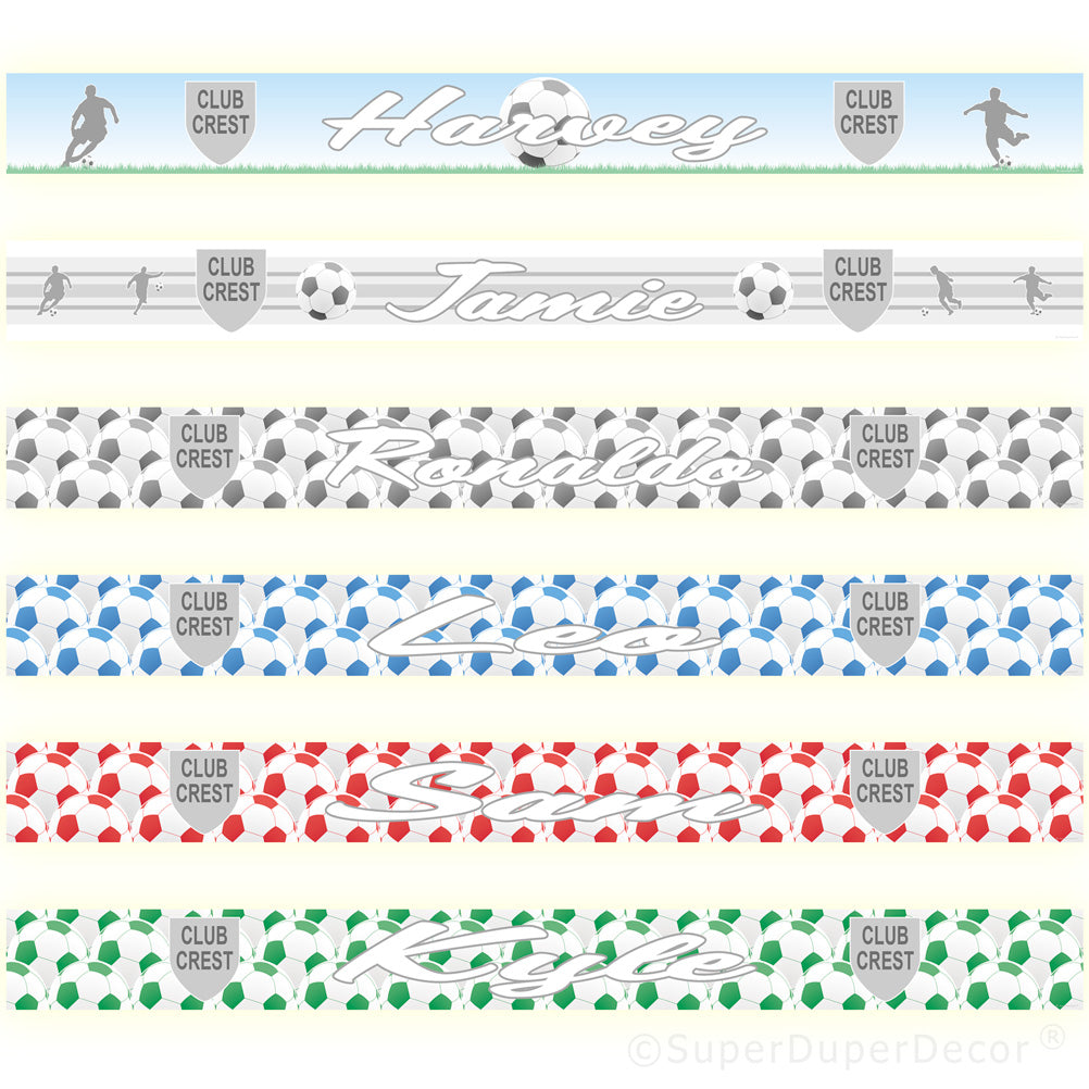 Football wall border SuperDuperDecor
