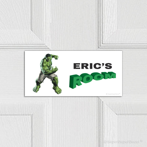 Hulk - door plaque