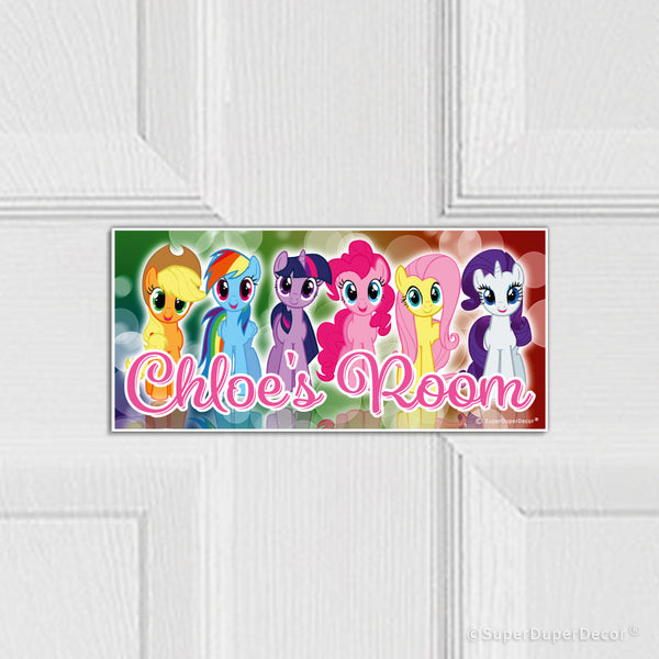 My Little Pony - door plaque