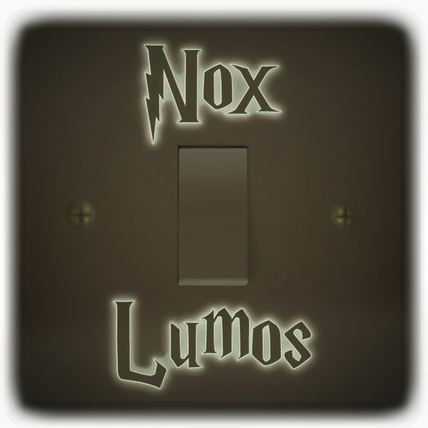 Nox Lumos (Off On) light switch stickers