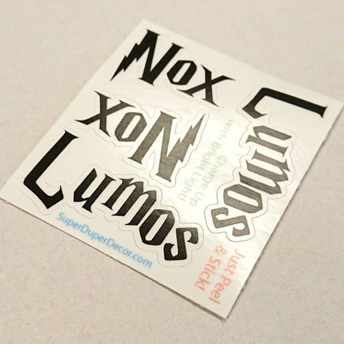 Nox Lumos (Off On) light switch stickers