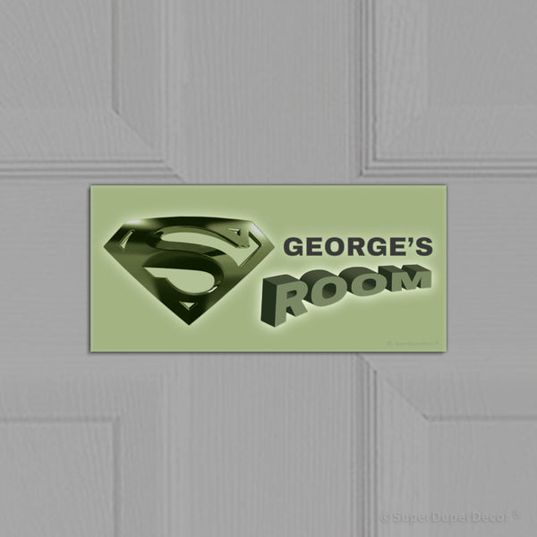 Superman Logo - door plaque